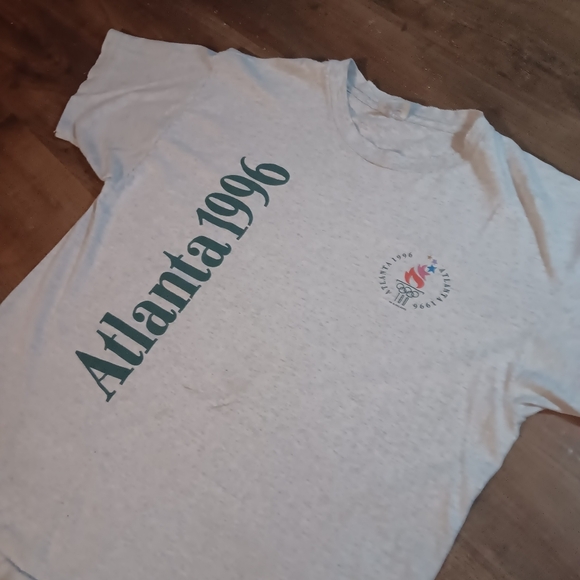 Vintage 1996 Atlanta Olympics Memorabilia Champion Short Sleeve Tshirt Size XL - Picture 9 of 10